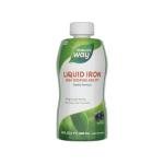 Nature's Way Liquid Iron, 100% Daily Value, 18 mg Iron as Ferric Glycinate per Serving, No Sugar Added, Berry Flavored, 16 Fl Oz (Packaging May Vary)