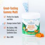 Nordic Naturals Nordic Berries, Citrus - 200 Gummy Berries - Great-Tasting Multivitamin for Ages 2+ - Growth, Development, Optimal Wellness - Non-GMO, Vegetarian - 50 Servings