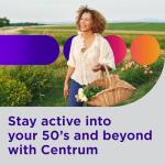 Centrum Minis Silver Women's Multivitamin for Women 50 Plus, Multimineral Supplement with Vitamin D3, B Vitamins, Non-GMO Ingredients, Supports Memory and Cognition in Older Adults - 280 Ct