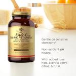 Solgar Ester-C Plus 500 mg Vitamin C (Ascorbate Complex), 100 Vegetable Capsules - Gentle & Non Acidic - Antioxidant & Immune Support - Non GMO, Vegan, Gluten Free, Kosher - 100 Servings