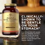 Solgar Ester-C Plus 500 mg Vitamin C (Ascorbate Complex), 100 Vegetable Capsules - Gentle & Non Acidic - Antioxidant & Immune Support - Non GMO, Vegan, Gluten Free, Kosher - 100 Servings
