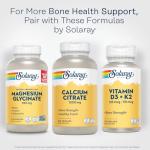 Solaray Calcium Citrate 1000mg - Chelated Calcium Supplement - Supports Bone Strength and Healthy Teeth - Easy to Digest - 60-Day Guarantee, Vegan - 60 Servings, 240 VegCaps