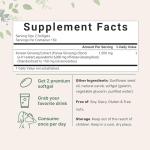 Micro Ingredients Red Panax Ginseng Supplement 6,000mg Per Serving, 300 Softgels | High Potency Korean Ginseng Root Extract with Active Ginsenosides | Supports Energy & Immune Health | Non-GMO