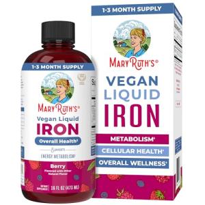 MaryRuth Organics Iron Supplement for Women Men & Kids