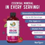 MaryRuth Organics Iron Supplement for Women Men & Kids
