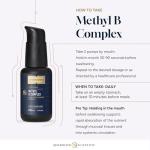 Quicksilver Scientific Methyl B Complex - Liquid Vitamin with Superior Liposomal Absorption of Vitamin B12, Folate, Vitamin B6, Riboflavin, Biotin, Pantothenic Acid, Vitamin B1, Niacin (50 ml)