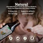 Floradix Iron Sport Liquid Mineral & Vitamin Formula - Daily Nutrition & Energy Support* - Sports Nutrition with Iron, B Vitamins & More - Vegan & Non-GMO - 8.5 fl oz