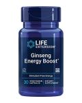 Life Extension Ginseng Energy Boost, Energy Support, Healthy Stress Management, Gluten-Free, Non-GMO, Vegetarian, 30 Capsules