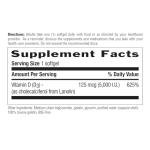 Country Life Vitamin D3 5000 IU for Immune and Bone Health, Calcium Absorption, and Colon Health - Sustainable Source from Lanolin, Available in Various Strengths