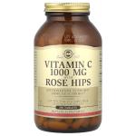 Solgar Vitamin C 1000 mg with Rose Hips, 250 Tablets - Antioxidant & Immune Support - Overall Health - Supports Healthy Skin & Joints - Non GMO, Vegan, Gluten Free, Dairy Free, Kosher - 250 Servings