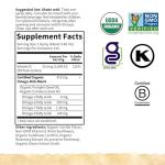 Garden of Life Organics Vegan Vitamin D3 for Women and Men, Liquid 1000 IU Per Spray, D3 Plus Omegas - Vanilla Flavor - 125 Servings - 2fl oz Liquid Whole Food Vitamin Supplement