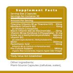 Premier Research Labs Complete B - Vitamin B Complex Supplement for Optimal Health | Vitamin B Supplement with Biotin | 9 Active B Vitamins | for Liver, Energy & Brain Support - 60 Capsules