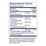 Life Extension Vitamins D and K with SeaIodine Bone Brain Thyroid Arterial Support Non GMO Once Daily Gluten Free, 60 Count