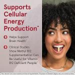 Jarrow Formulas Ultra Strength Methyl B-12, Dietary Supplement for Cellular Energy Production, 100 Tropical-Flavored Chewable Tablets, Up to a 100 Day Supply