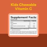 Natural Factors, Kids Chewable Vitamin C 500 mg, Supports Immune Health, Bones, Teeth and Gums, Tangy Orange, 180 Count (Pack of 1)
