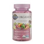 Garden of Life Organics Women's Gummy Vitamins - Berry - Certified Organic, Non-GMO, Vegan, Kosher Complete Multi - Methyl B12, C & D3 - Gluten, Soy & Dairy Free, 120 Real Fruit Gummies