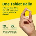 MegaFood One Daily Mens Multivitamins - Multivitamin for Men - Vitamin C, Vitamin D3 & Vitamin B12 - Muscle, Energy Metabolism & Immune Support - Vegetarian, Gluten Free - 90 Tablets, 90 Servings