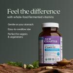 New Chapter Fermented Vitamin B12 1,000 mcg, USDA Organic, ONE Daily for Cellular Energy + Healthy Blood Cells, Certified Vegan, Gluten Free - 60 Count