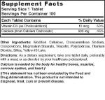 Nature's Blend Calcium Carbonate 600 mg with D3 400 IU 100 Tablets,(Pack of 1), 079854016819