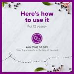 Zarbee’s Elderberry Gummies Daily Immune Support Supplement with Vitamins A C D E & Zinc, Black Elderberry Extract, Natural Berry Flavor, Vegetarian, Gelatin-Free, 60 Count