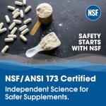 HMS Nutrition Korean Red Panax Ginseng 2000mg 120 Vegan Capsules Super Strength Extract NSF Certified Supplements, High Ginsenosides Supports Energy, Stamina, Performance and Clarity