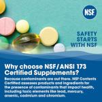 HMS Nutrition Korean Red Panax Ginseng 2000mg 120 Vegan Capsules Super Strength Extract NSF Certified Supplements, High Ginsenosides Supports Energy, Stamina, Performance and Clarity