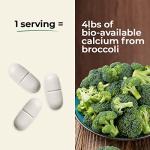 PlantFusion Vegan Calcium, Premium Plant Based Calcium (1000mg) Sourced from Icelandic Red Algae, Plus Magnesium, D3, K2, and Boron, 90 Vegan Tablets