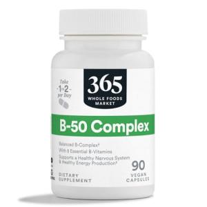 365 by Whole Foods Market, Vitamin B-50 Complex, Vegan, 90 Capsules