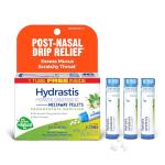 Boiron Hydrastis Canadensis 6C Homeopathic Medicine for Post-Nasal Drip Relief, Excess Mucus, Scratchy Throat - 3 Count (240 Pellets)