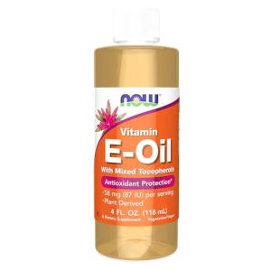 NOW Foods Supplements, Natural Vitamin E-Oil (D-Alpha Tocopherol) plus Mixed Tocopherols, Antioxidant Protection*, 4-Ounce