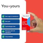 Tasteless Iron for Kids + Toddlers- 4-Month Supply- No Sweeteners, Flavors or Preservatives. Add to Beverages or Food. Pure, Flavorless Children's Iron Supplement.