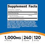 Nutricost Korean Ginseng 1000mg, 240 Capsules