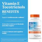 Doctor's Best Vitamin E Tocotrienols contains TocoGaia ULTRA™ bioenhanced full spectrum vitamin E complex, 60 Count