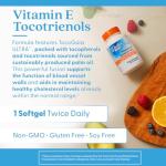 Doctor's Best Vitamin E Tocotrienols contains TocoGaia ULTRA™ bioenhanced full spectrum vitamin E complex, 60 Count