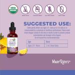 MaryRuth Organics Vitamin D3 Liquid Drops | Megadose 4000 IU | USDA Organic Liquid Vitamin D Spray for Adults & Kids | Immune Support & Bone Health | Vegan | Gluten Free | Non-GMO | 30 Servings