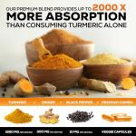 Turmeric Curcumin with BioPerine & Ginger Capsules