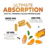 Turmeric Curcumin with BioPerine - 240 Capsules