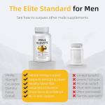 OQIV Male Enhancement Formula – Plant-Based Daily Support, Ginseng & Zinc – Helps Maintain Body Energy & Wellness |1 Box 60 Capsules