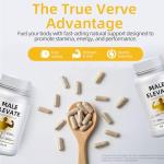 OQIV Male Enhancement Formula – Plant-Based Daily Support, Ginseng & Zinc – Helps Maintain Body Energy & Wellness |1 Box 60 Capsules