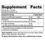 Nordic Naturals Vitamin E Complex, Unflavored - 30 Soft Gels - 6 Forms of Vitamin E for Antioxidant Support - Cellular Protection - Non-GMO - 30 Servings