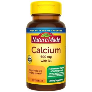 Calcium 600 mg with Vitamin D3, 60 Tablets