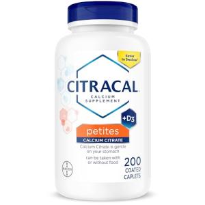 Highly soluble Citracal Petites with 400mg Calcium Citrate