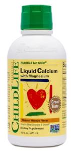 ChildLife Essentials Liquid Calcium Supplement for Kids - Baby Calcium with Magnesium, Zinc, and Vitamin D3 - Orange Flavor, 16 fl oz (1 Pack)