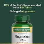 Magnesium 500mg Tablets for Bone & Muscle Health