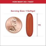 Qunol Mega Ubiquinol 100mg CoQ10, Superior Absorption, Patented Water and Fat Soluble Natural Supplement Form of Coenzyme Q10, Antioxidant for Heart Health, 100 Count Softgels