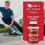 Qunol Mega Ubiquinol 100mg CoQ10, Superior Absorption, Patented Water and Fat Soluble Natural Supplement Form of Coenzyme Q10, Antioxidant for Heart Health, 100 Count Softgels