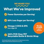 SmartyPants Men's Multivitamin Gummies - Improved Formula: Omega 3 (DHA/EPA), Methylfolate, Vitamin D3, C, Vitamin B12, B6, Vitamin A, K, Zinc & Selenium, Gluten Free, 90 Count (30 Day Supply)