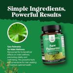Saw Palmetto Capsules for Prostate & Hair Loss