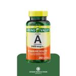 Unique Bundle Store Vitamin A 2400 mcg – 250 Softgels, High Potency Vitamin A Supplement, Vitamina A for Women and Men, Vision & Skin Support, Daily Wellness Softgels (Pack of 1)