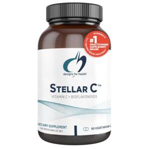 Designs for Health Stellar Vitamin C + Quercetin Supplements - Citrus Bioflavonoids + Quercetin with Vitamin C and Zinc for Enhanced Immune Support and Optimal Absorption (90 Capsules)